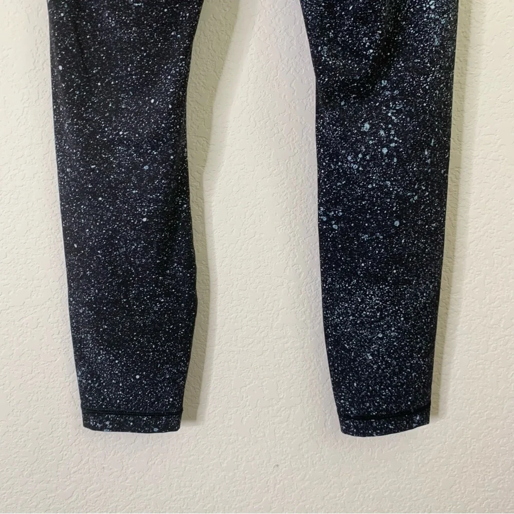 Lululemon womens Wunder Under HR 7/8 Tight luminesce splatter 8